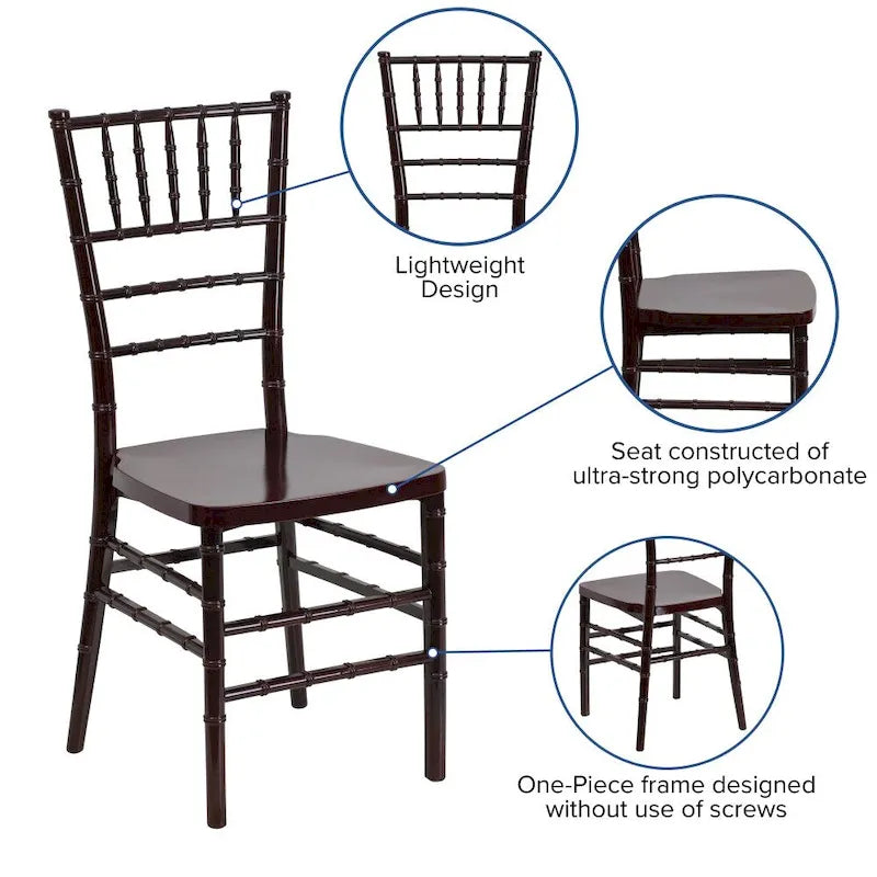 Resin Stacking Chair for Weddings & Events