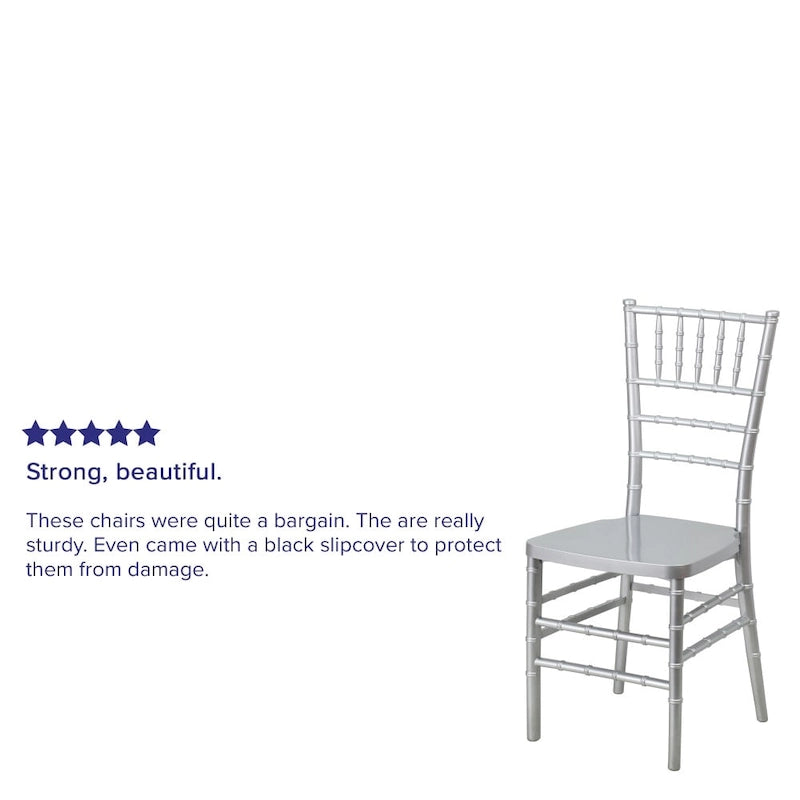 Resin Stacking Chair for Weddings & Events