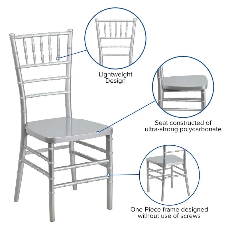 Resin Stacking Chair for Weddings & Events