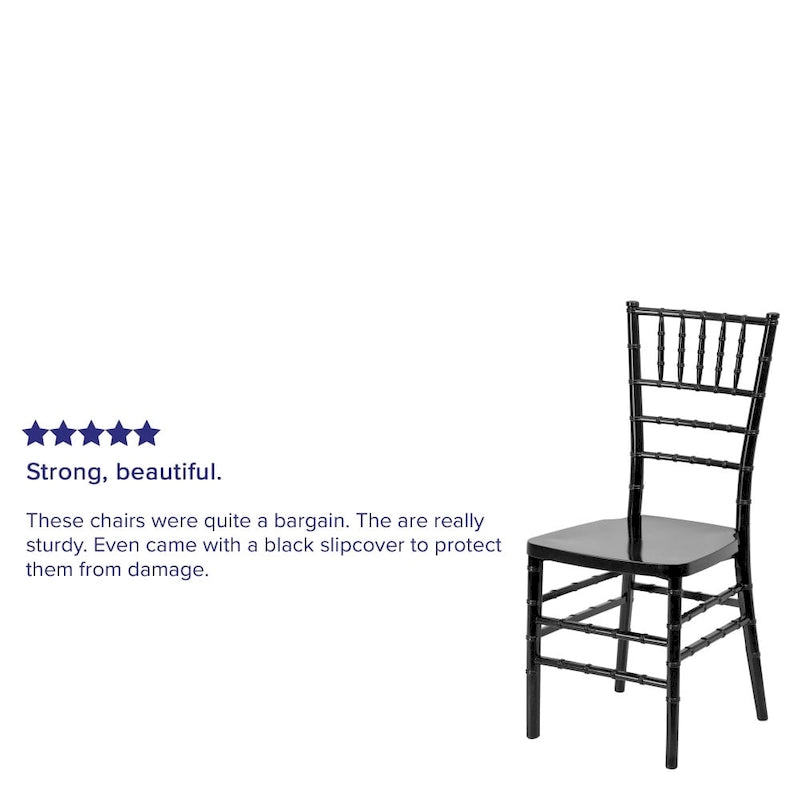 Resin Stacking Chair for Weddings & Events
