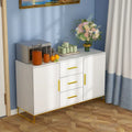 Credenza industriale con 2 ante e 3 cassetti