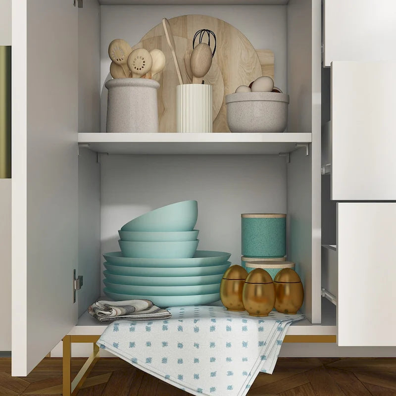 Credenza industriale con 2 ante e 3 cassetti