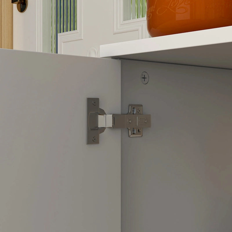 Credenza industriale con 2 ante e 3 cassetti