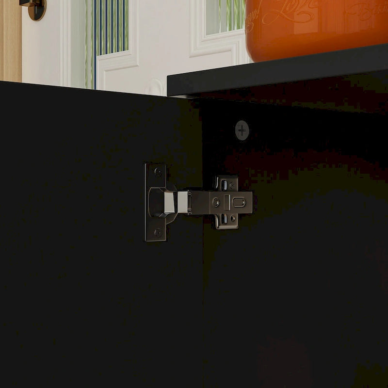 Credenza industriale con 2 ante e 3 cassetti