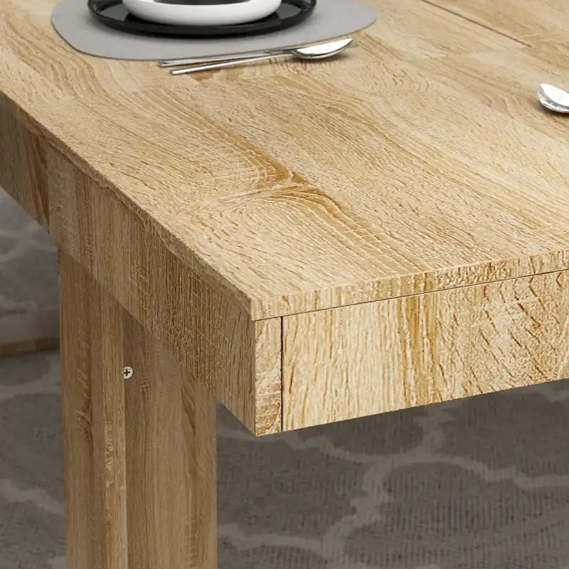 Large Conference Table with Wood Base