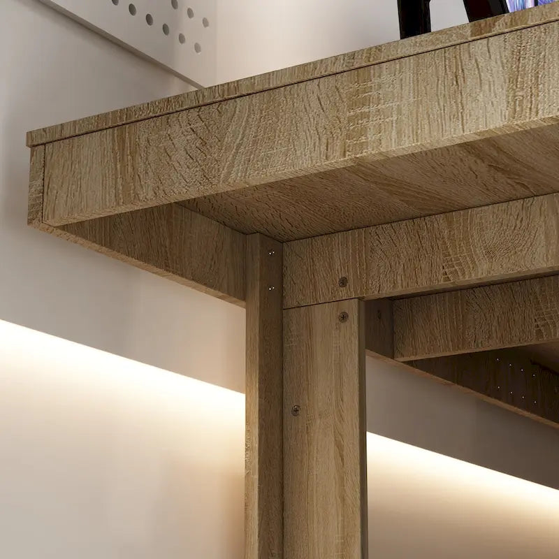 Large Conference Table with Wood Base