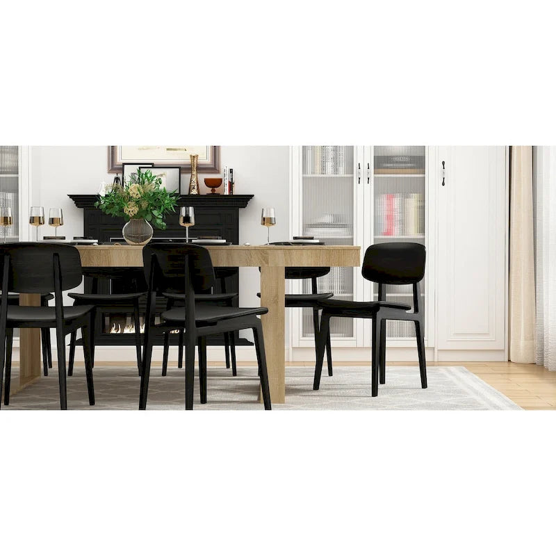 Large Conference Table with Wood Base