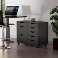 Mueble de almacenamiento móvil con 6 cajones y doble gabinete