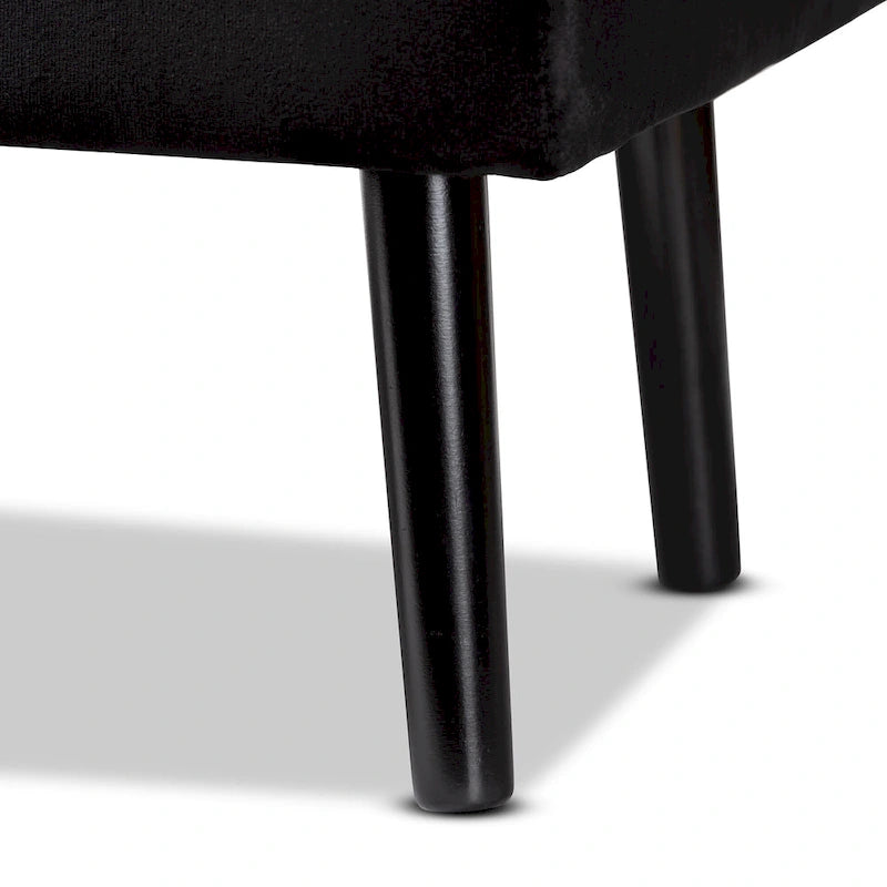 Banco de almacenamiento de terciopelo con tapa elevable