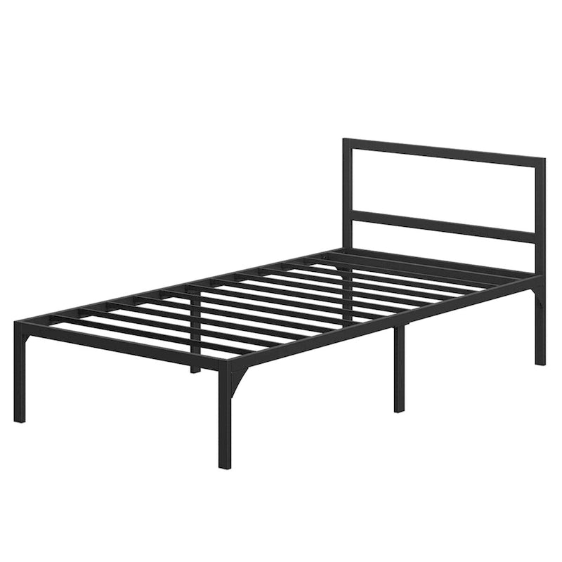 Metal Platform Bed Frame with Headboard & Footboard