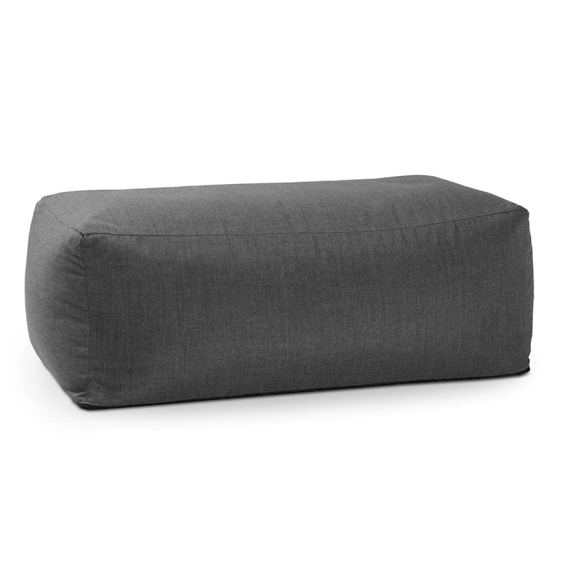 Large Weatherproof Bean Bag Ottoman with Sunbrella Fabric Cover