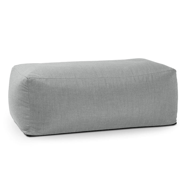 Large Weatherproof Bean Bag Ottoman with Sunbrella Fabric Cover