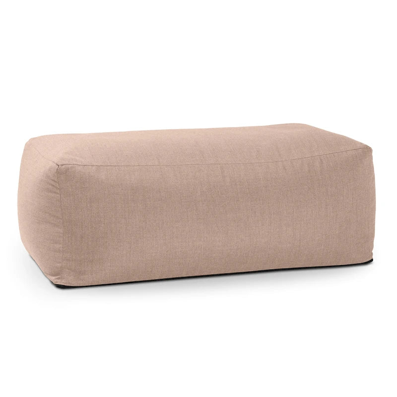 Large Weatherproof Bean Bag Ottoman with Sunbrella Fabric Cover