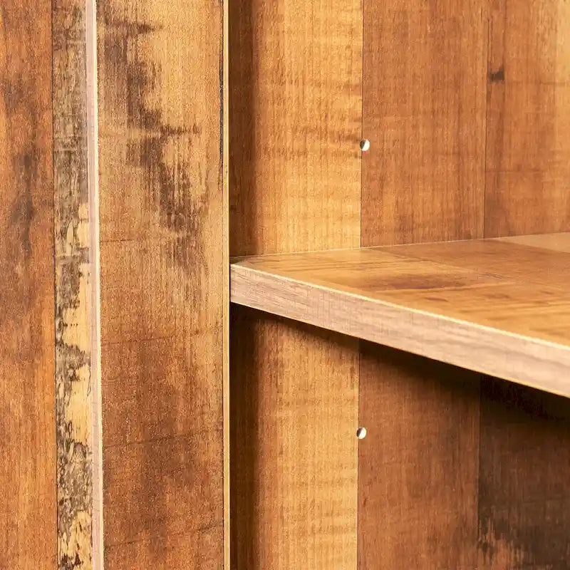 Modern Wood Sideboard Buffet Cabinet with 3 Doors & 2 Drawers
