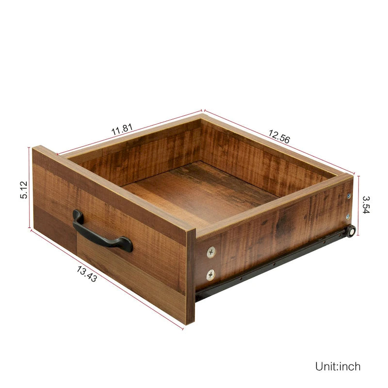 Modern Wood Sideboard Buffet Cabinet with 3 Doors & 2 Drawers