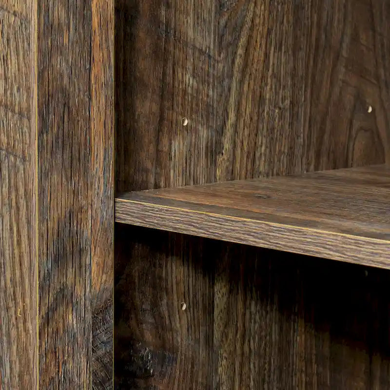 Modern Wood Sideboard Buffet Cabinet with 3 Doors & 2 Drawers